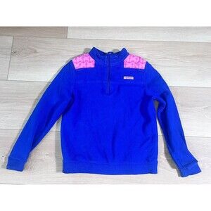 Vineyard Vines Marthas Vineyard Girls Purple Pink Sweater Size L